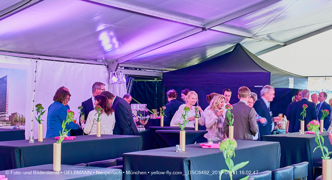 11. Mai 2017 - Grundsteinlegung für die LOGE und dem Kulturquadrat in Neuperlach